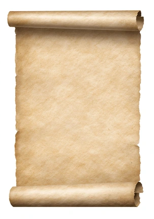 A rolled piece of parchment.